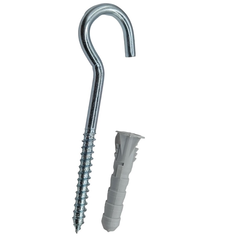 HAFD Ceiling Hooks Zinc Plated M8 8x130mm with M12 12x60mm