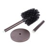 JS Jackson Supplies Sleek Toilet Brush and Holder with Metal