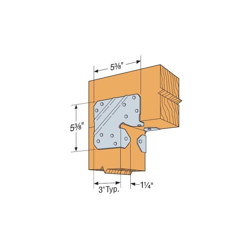 20 Pack Simpson Strong Tie LCE4Z 4X or 6X End
