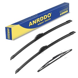 3 wipers Replacement for 2018 2019 2020 2021 2022 2023 Nissan Kicks Windshield Wiper Blades Original Equipment Replacement - 26"+16"+12" (Set of 3) U&J HOOK