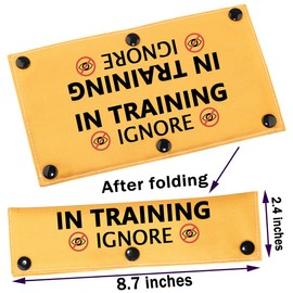 In Training Ignore Dog Leash Sleeve Dot Not Pet Working Dog Leash Sleeve Service Dog Leash Wrap (Training Ignore D-S)