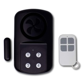 Minder Weatherproof Wireless Gate Door Alarm with Code or Remote Entry - Alarm and disarm with a 4 digit pin or remote control - Completely wireless!