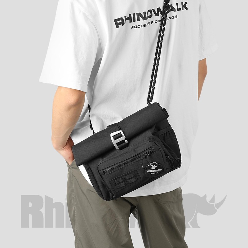 Rhinowalk Handlebar Bag for Brompton Folding Bike Waterproof 2-in-1 Shoulder