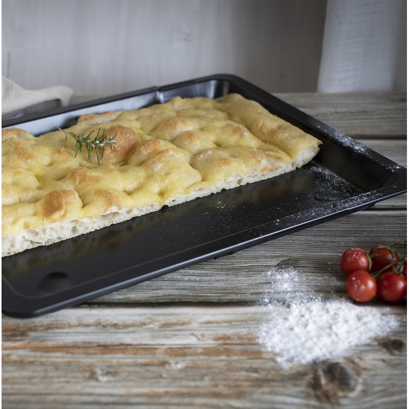 Barazzoni, Carbon Steel Non-Stick Extendable Baking Tin Made in Italy