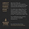 Magic Pine Juego de 4 posavasos de insectos