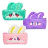 Starplast Plush Pencil Case 1 Zip Rabbit Design – Extra