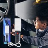 KEPEAK Magnetic Underhood LED Work Light Trouble Light for Garage,