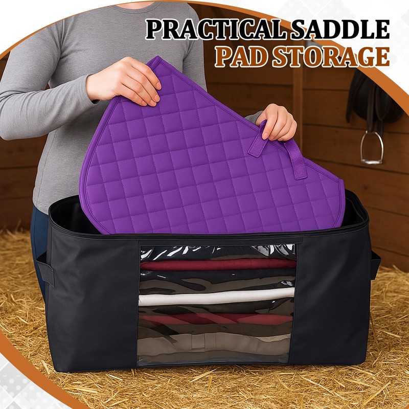 Shinylin Saddle Pad Bag Oxford Horse Blanket Storage Bag Large