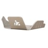 Tusk Aluminum Skid Plate Silver For Kawasaki KLX110 2002–2025