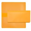 Sunburst Orange Vinyl Checkbook Cover, Top Tear Personal Vinyl Checkbook