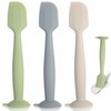 MAIKKB Baby Diaper Cream Spatula 3 Pack Diaper Spatulas Soft
