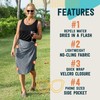 RipSkirt Hawaii Length 3 - Wrap Skirt for Women -