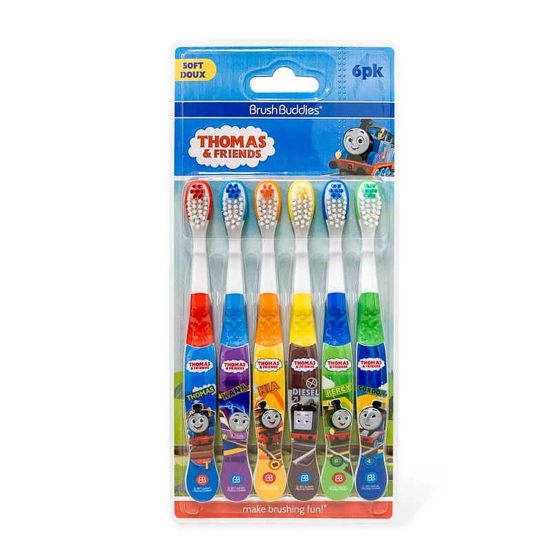 Brush Buddies Thomas & Friends Toothbrush for Kids, Kids Toothbrushes,