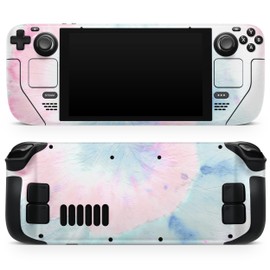 Design Skinz - Compatible with Steam Deck - Skin Decal Protective Scratch-Resistant Removable Vinyl Wrap Cover - Cute Minimal Rainbow Tie Dye Swirl