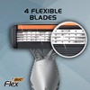 BIC Flex 4 Sensitive Men's Disposable Razor, 4-Blade Disposable Razors