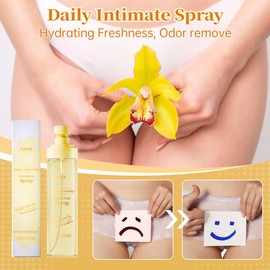 fu yan jie FuYanJie Feminine Spray for Women - pH Balanced Rinse-Free Deodorant with Witch Hazel, Gynecologist-Tested for Odor Control, Travel Size 2.7 fl oz, On-The-Go Freshness