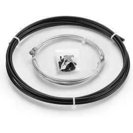 Chooee Universal Bicycle Brake Cable Standard Brake Cable Housing Kit for Mountain Bike or Road Bike Black
