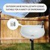 Small Bathroom Sink Wall Mount Bathroom Sink Wash basin, No-Drill