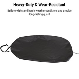 Kayak Cockpit Waterproof Cover Universal Adjustable Kayak Seat Cover with Drawstring Bag 420D Oxford Cloth Kayak Canoe Cockpit Protector