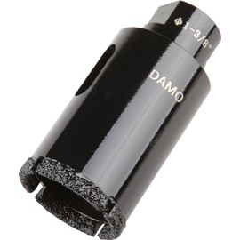 DAMO 1-3/8 inch Diamond Core Drill Bit for Porcelain, Ceramic, Tile, Quartzite, Granite, Marble, Stone & Brick, Hole Saw 35mm
