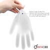 DIVCHI Disposable Gloves Latex-Free Clear Vinyl Gloves [100-Count] Powder-Free All-Purpose