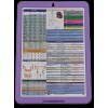 medics Nursing Clipboard -PURPLE -reference sheets -great for clinical