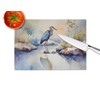 Caroline's Treasures DAC2850LCB Blue Heron Glass Cutting Board Large Decorative