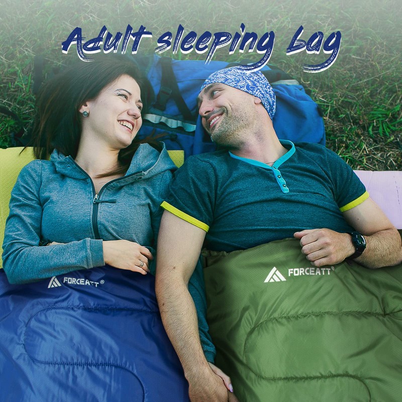 Forceatt Sleeping Bag 3 Seasons Sleeping Bag Small Pack Size