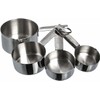 Goson Stainless Steel 4pcs Measuring Cups and Spoons Combo Set