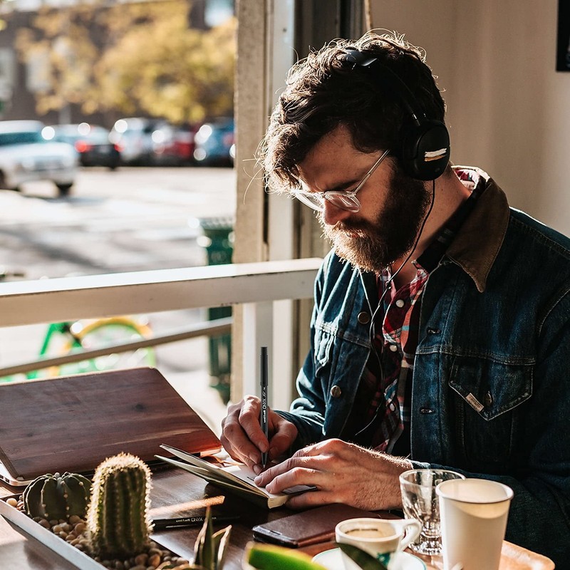 uni-ball 60042 Onyx Roller Ball Stick Dye-Based Pen Red Ink