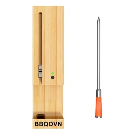 Wireless Meat Thermometer (Orange)