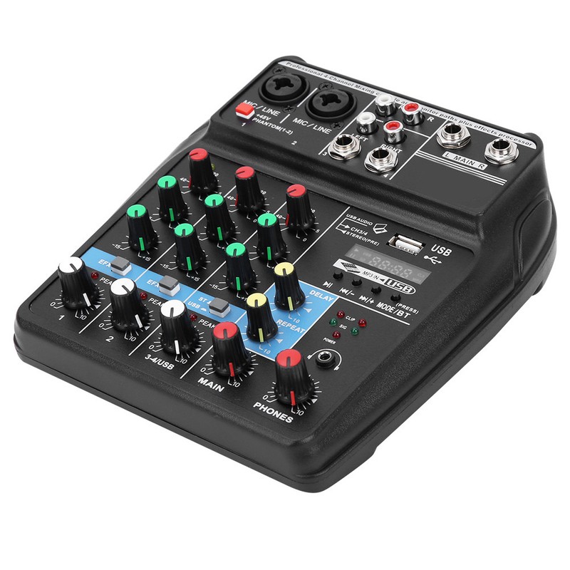 Professional Audio Mixer Sound Board Console System Stage Stereo Mixer