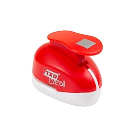 Fixo Punch with Shape, Square, Medium, Red