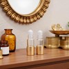 12 Pcs 1ml Gold Mini Glass Roll on Bottles Roller