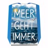 Meer geht Immer Parkscheibe Aquarell Design Motive voller Sehnsucht -