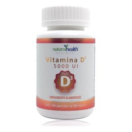 Vitamina D3 5000 Ui 100 Caps Natural Health