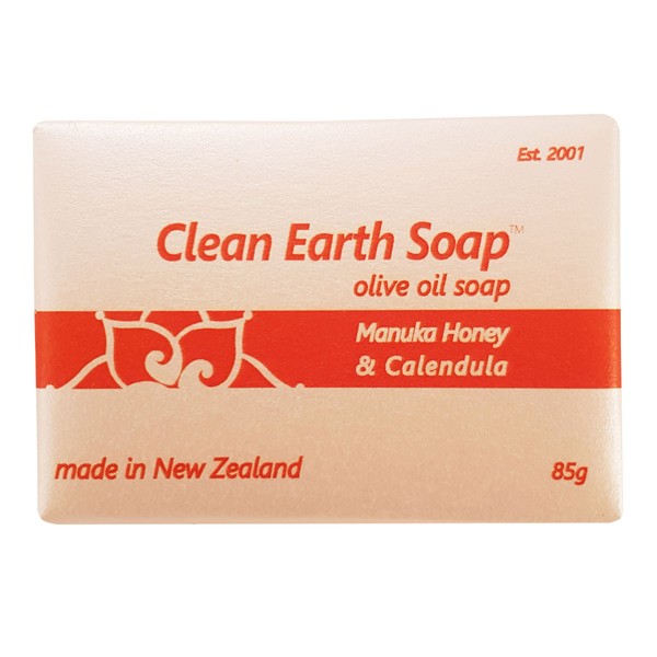 Clean Earth Soap Manuka Honey & Calendula Bar - 85gm