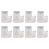 8PCS L Shaped LED Light Strip Connectors 4 Pin 10mm