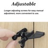 2 Pcs Portable Security Door Lock, Additional Safety and Privacy