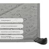 CelinaSun Outdoor Blanket 200 x 200 cm Grey PES Pockets