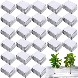 26 Pack Silver Reflective Mylar Film, Garden Greenhouse Covering Foil Sheets, 83x 52 inch Mylar Film Sheets for Plant Growth, Grow Room, First Aid, Camping, Outdoor Survival