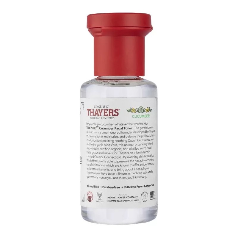 Thayers Tónico Facial Witch Hazel Cucumber 3 Oz (89ml) Thayers