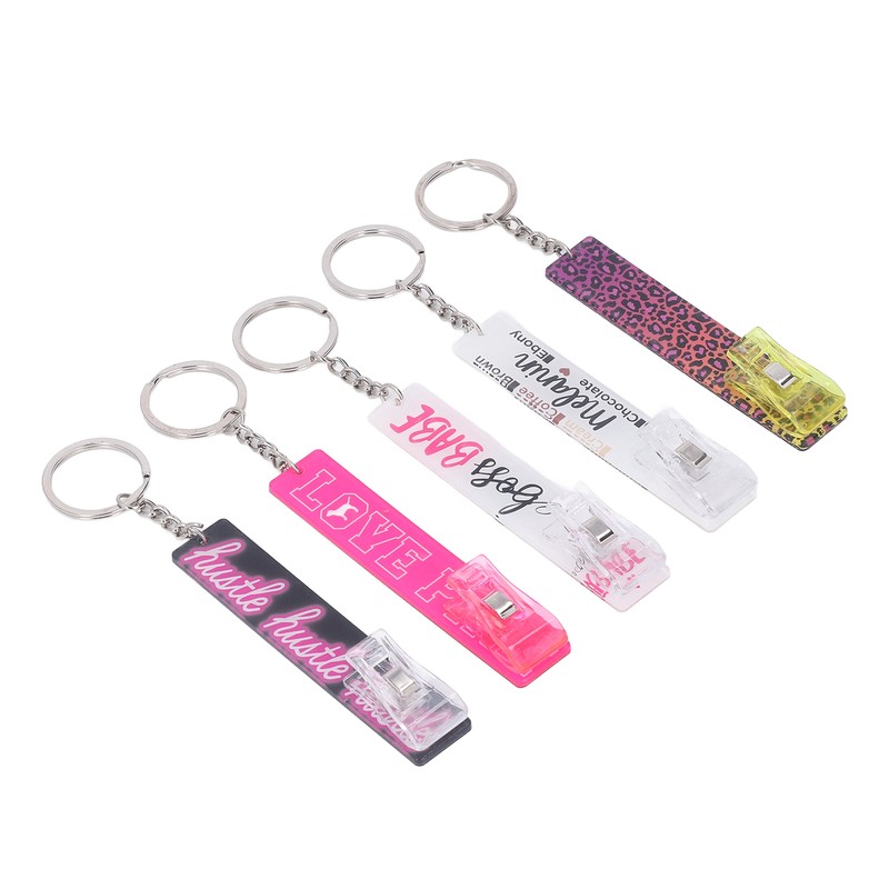 5pcs Card Grabber Multipurpose Acrylic Lightweight Long Nail Card Puller