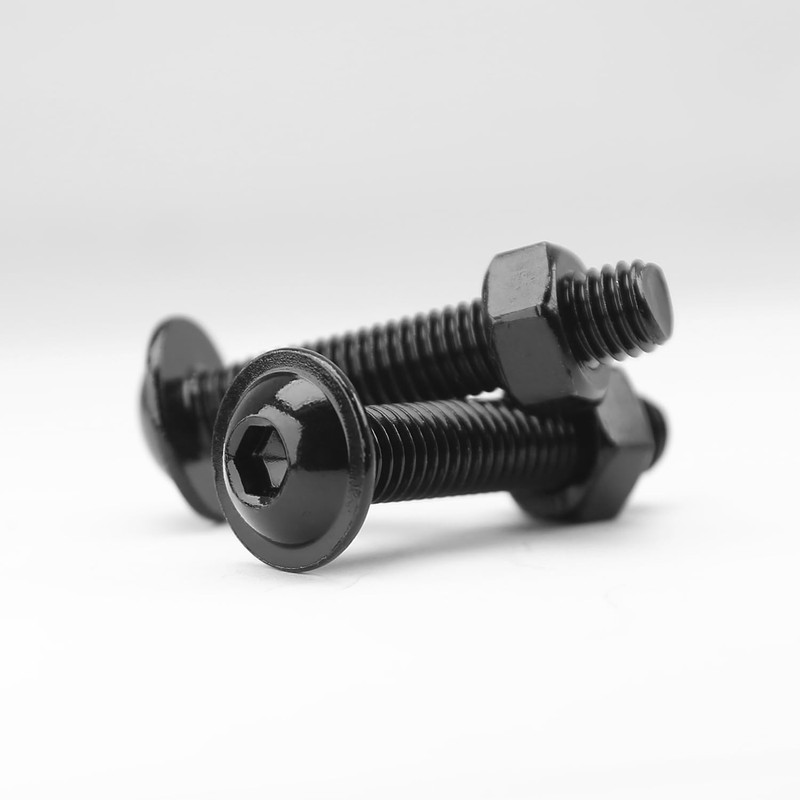(50 Sets) M4 x 12 mm Allen Screws with Flange