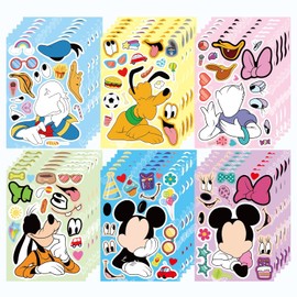 Mouse Stickers for Scrapbooking, 36 Different Sheets, Teacher Reward Prizes, Mouse Themed Birthday Party Favors Supplies