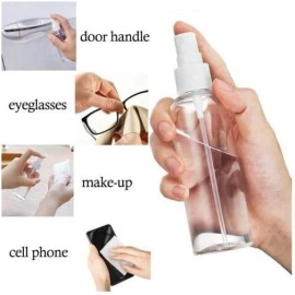 Autostena Empty Spray Bottles,  4oz (120ml) Clear Empty Fine Mist, 12 Pack