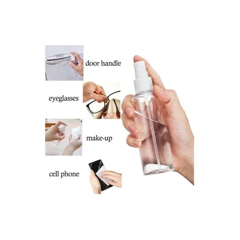 Autostena Empty Spray Bottles, 4oz (120ml) Clear Empty Fine Mist,