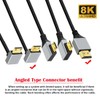 chenyang HDMI 2.1 Cable,HDMI Male to Micro HDMI Male 90