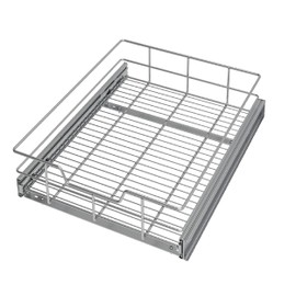 Pull Out Cabinet Organizer 14" W X 22" D, Slide Out Drawers For Kitchen Organizers and Storage, Pull Out Drawers For Cabinets Capacity Heavy Duty Caddy, Cabinet Shelves Chrome-Plated, Bathroom Pantry