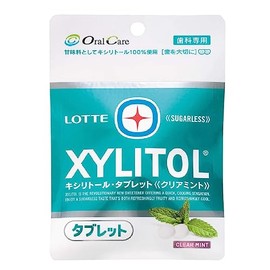 ロッテ キシリトール タブレット クリアミント 35g 1袋【歯科専売品】